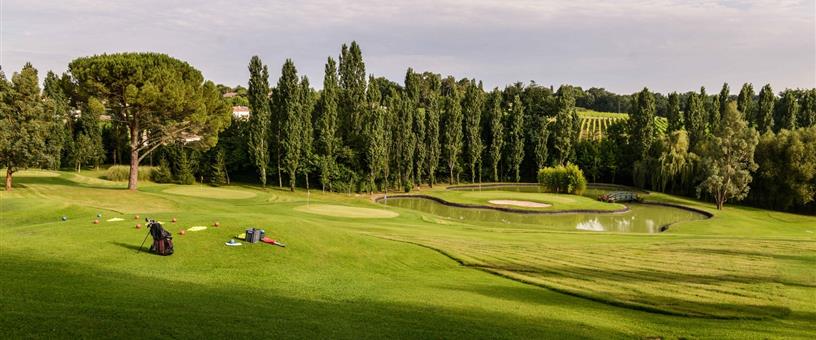 Privater Golfplatz im Hôtel de Seze in Bordeaux